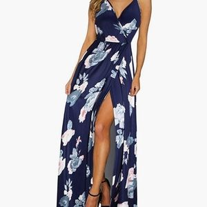 Summer maxi dress with slit